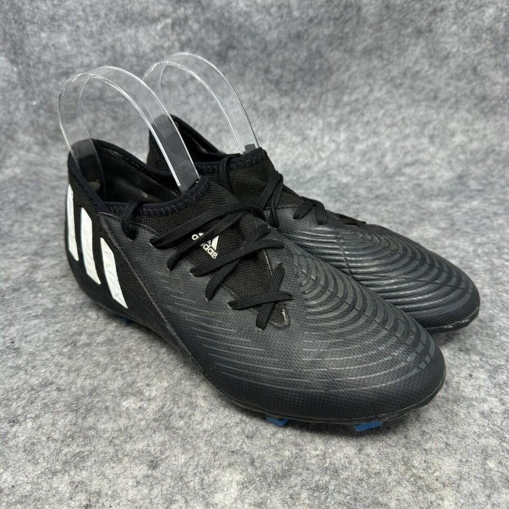 Adidas Boys Predator Edge 3 Football Cleats Size 5 Youth Black Shoes Outdoor